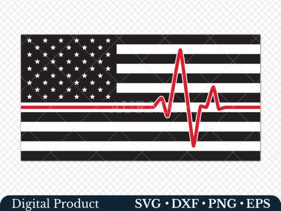 American Flag SVG + Nurse Flag SVG: Graphics for Crafts & Content