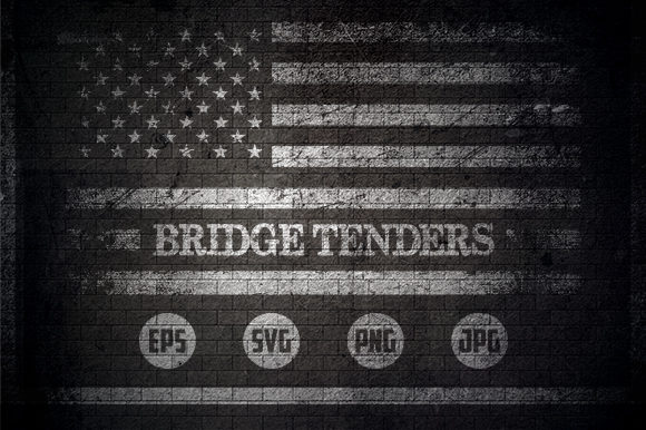 Bridge Tanders - USA Flag Graphics for Crafts