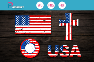 Distress American Flag