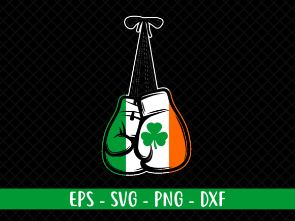Ireland Flag Shamrock Boxing Glove