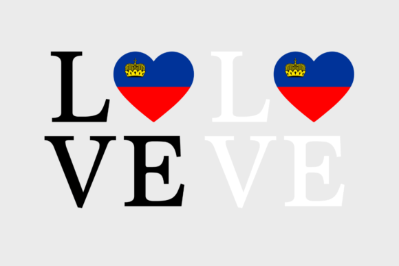 Liechtenstein Flag, Love Liechtenstein