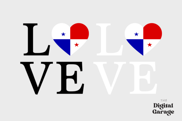 Panama Flag, Love Panama SVG PNG Graphics for Crafts