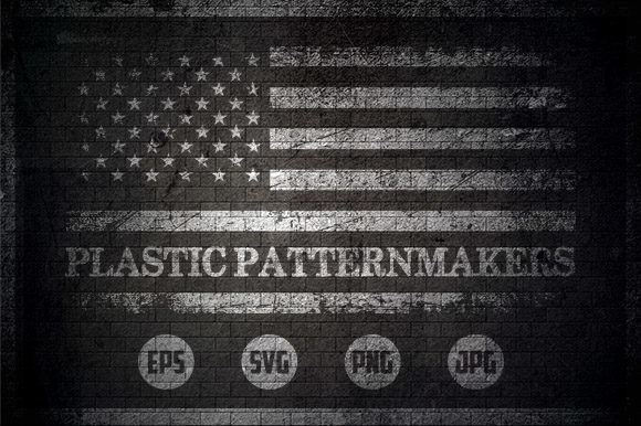 Plastic Patternmakers - USA Flag Graphics for Crafts