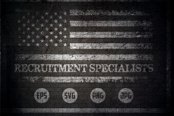 Recruitment Specialists - USA Flag Graphics