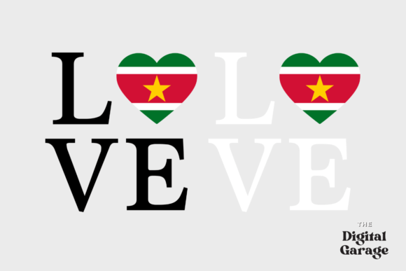 Suriname Flag Graphics for Crafts
